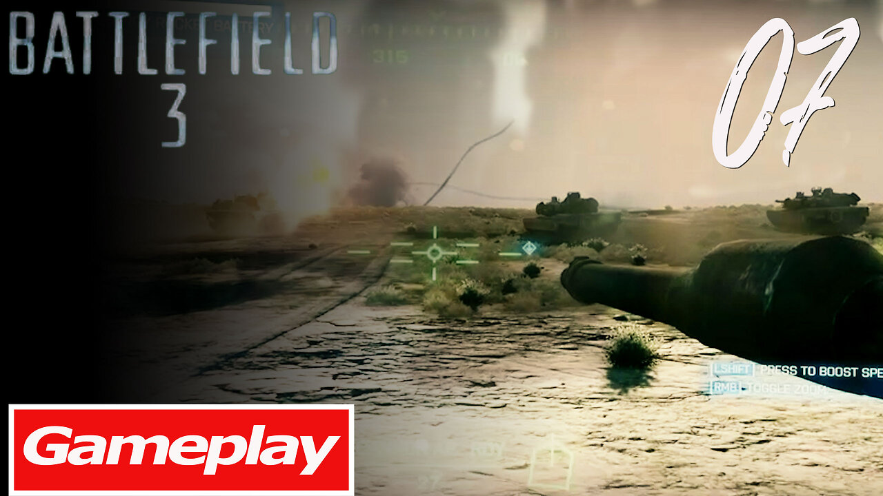 Battlefield 3 MISSION 07 THUNDER RUN | Gameplay Walkthrough | Full QUAD HD Ultra Settings
