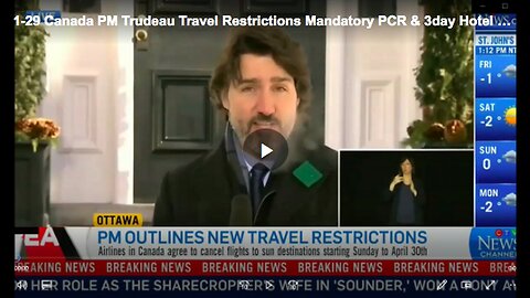 "Canadian PM Justin Trudeau Announces Stringent COVID-19 Travel Restrictions"