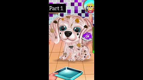 🐶 “Dirty Doggy Gets a Super Fun Wash! 😂✨ #Cartoon #DogWash #KidsFun”