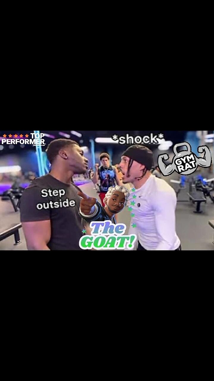 Cocky Streamer Tries To Intimidate Gym Worker But Fails