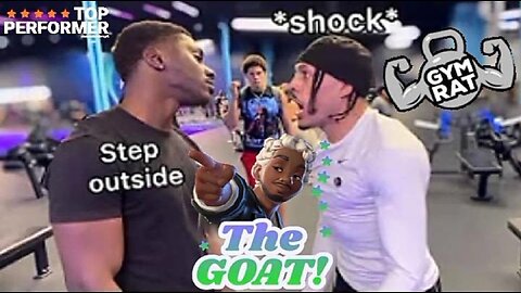 Cocky Streamer Tries To Intimidate Gym Worker But Fails