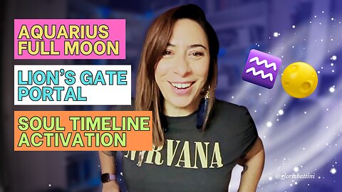Full Moon Ceremony in Aquarius + Lion’s Gate Activation | Guided Visualization + Tarot Reading