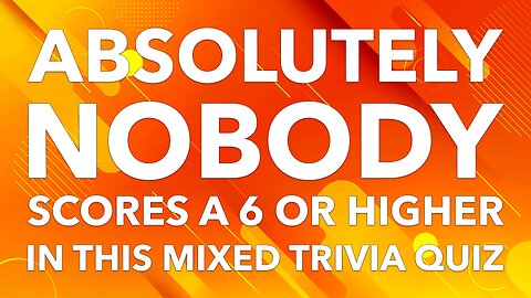 Mixed Trivia Quiz