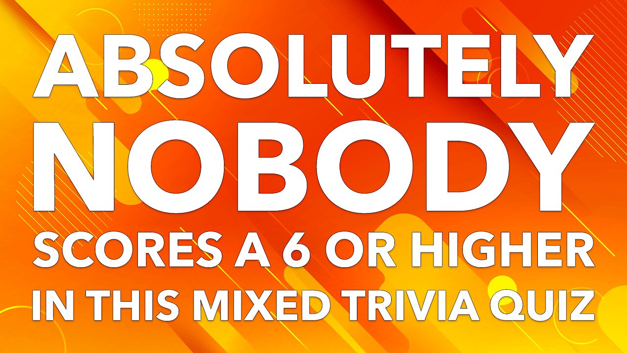 Mixed Trivia Quiz