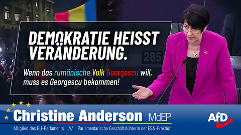 Demokratie heißt Veränderung - Wenn Rumänien Georgescu will, muss es Georgescu bekommen!