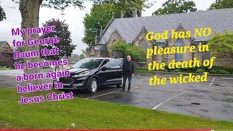 Rainy ☔ day preaching outside St. Timothy's Episcopal Church