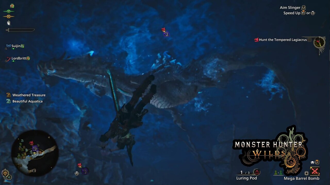 Monster Hunter Wilds Lagiacrus & Seregios Fun Highlights (PS5) Gameplay