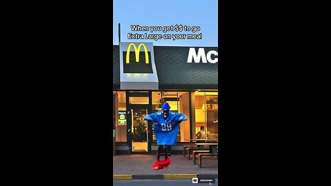 When you got $$ to go Extra Large 🍟