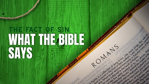 TTHE CHARACTERISTICS OF SIN (Hamartiology Series)
