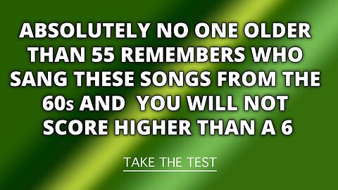 Who Performed These 1960s Hits?