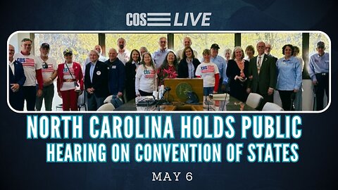 North Carolina House Hears Convention of States | COS LIVE