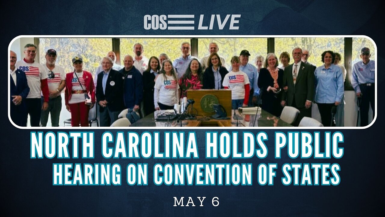 North Carolina House Hears Convention of States | COS LIVE