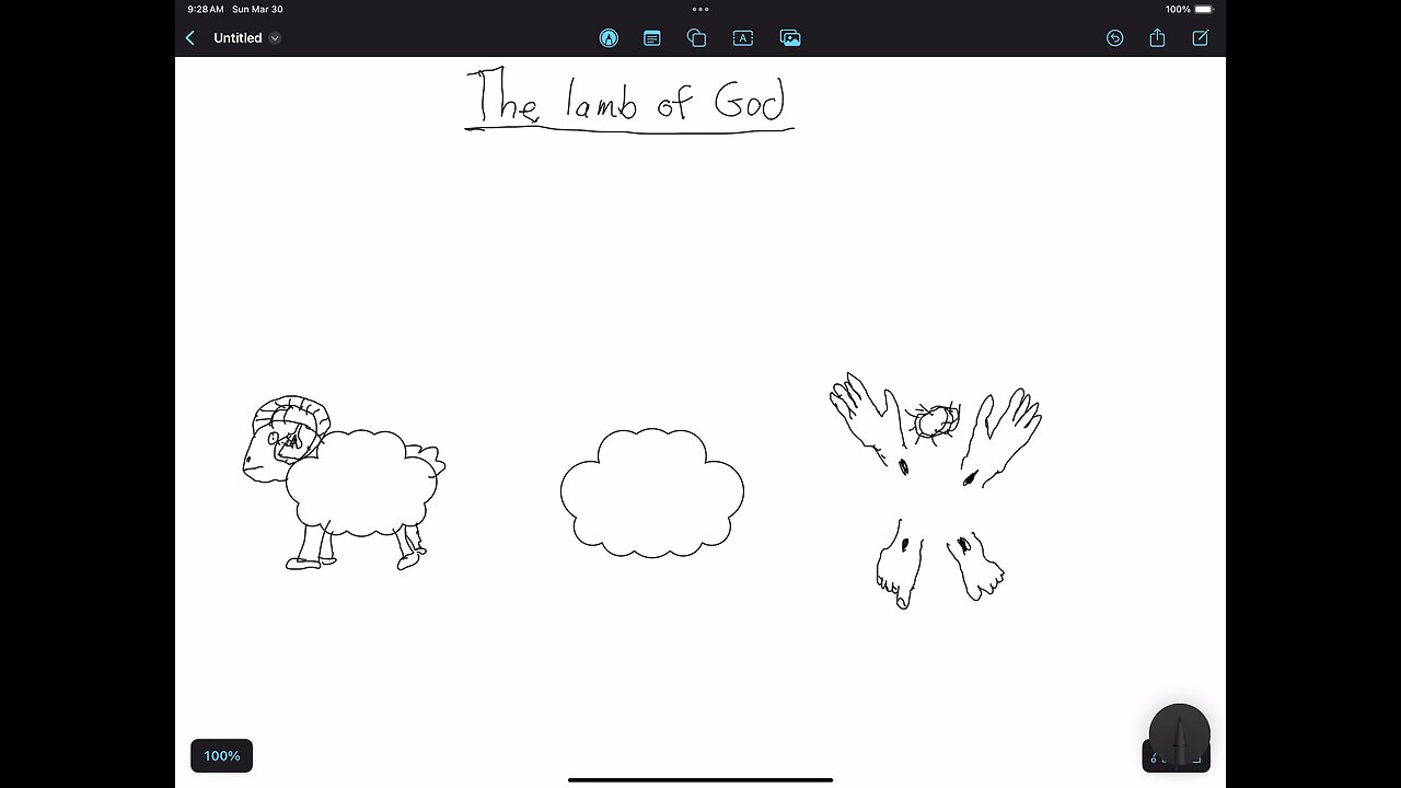 The lamb of God