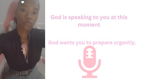 God needs u to prepare.