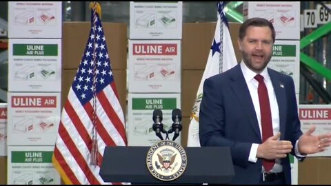 JD Vance Hilariously Jokes About Almost Wiping Out On Black Ice In Front Of Media