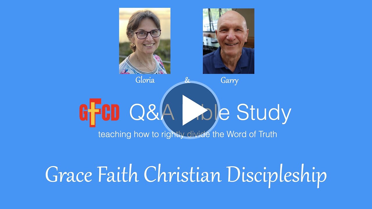 John 8:42-59 John 9:1-12 - GFCD Bible Study