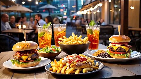 A delicious hamburger is always good to eat