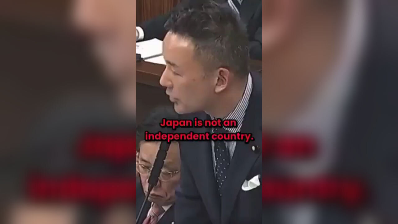 At the end of WW2 this happened... Japan is a US colony Japanese politician