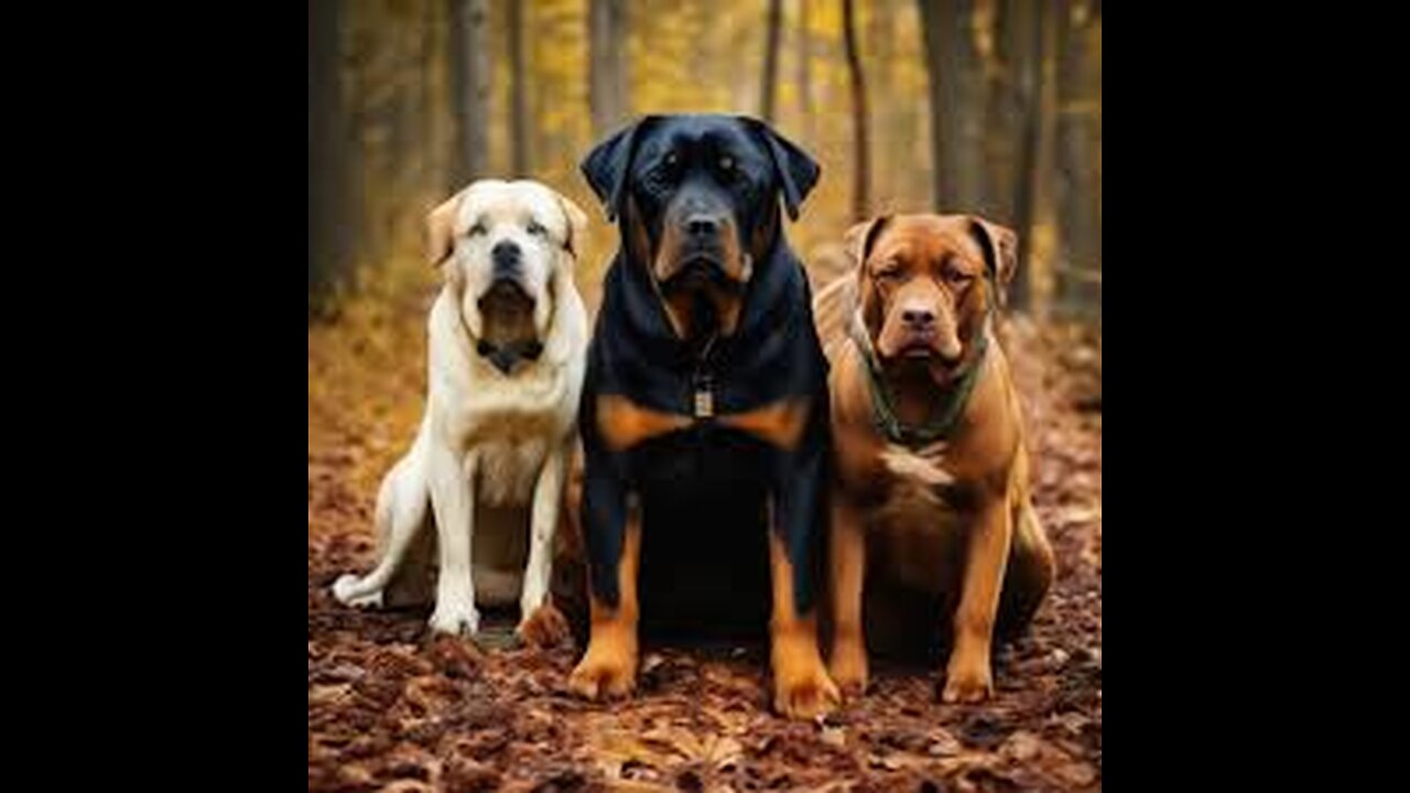 Rottweiler Puppy vs Pitbull puppy ( German Shepherd, Husky, Doberman, labrador retriever, Pointer)