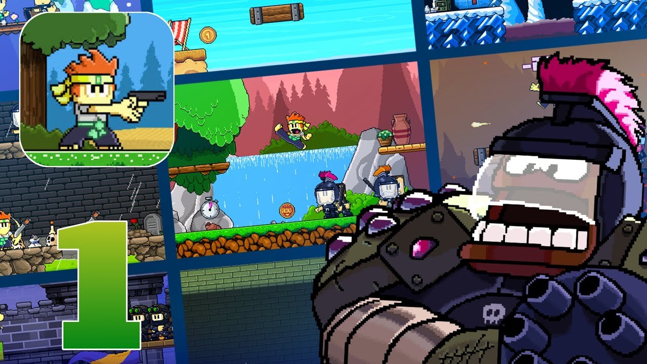 Dan The Man - Gameplay Walkthrough Part 1 (iOS, Android)