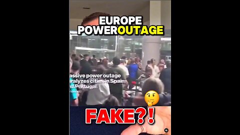 Europe Power Outages FAKE OR REAL?!