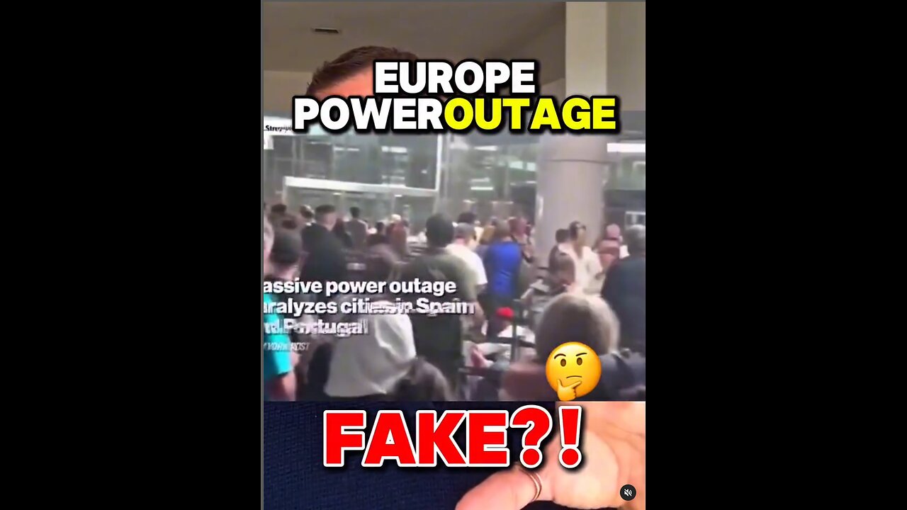 Europe Power Outages FAKE OR REAL?!