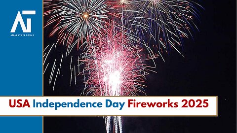 Trump & Melania Watch Fireworks on US Independence Day | USA, July 4 | Amaravati Today World News