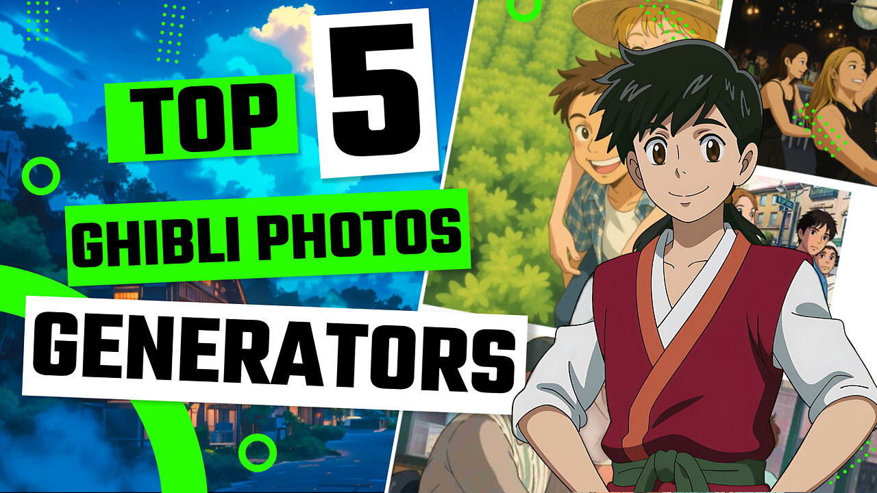 Top 5 Free Tools to Turn Your Photos Into Ghibli Art!