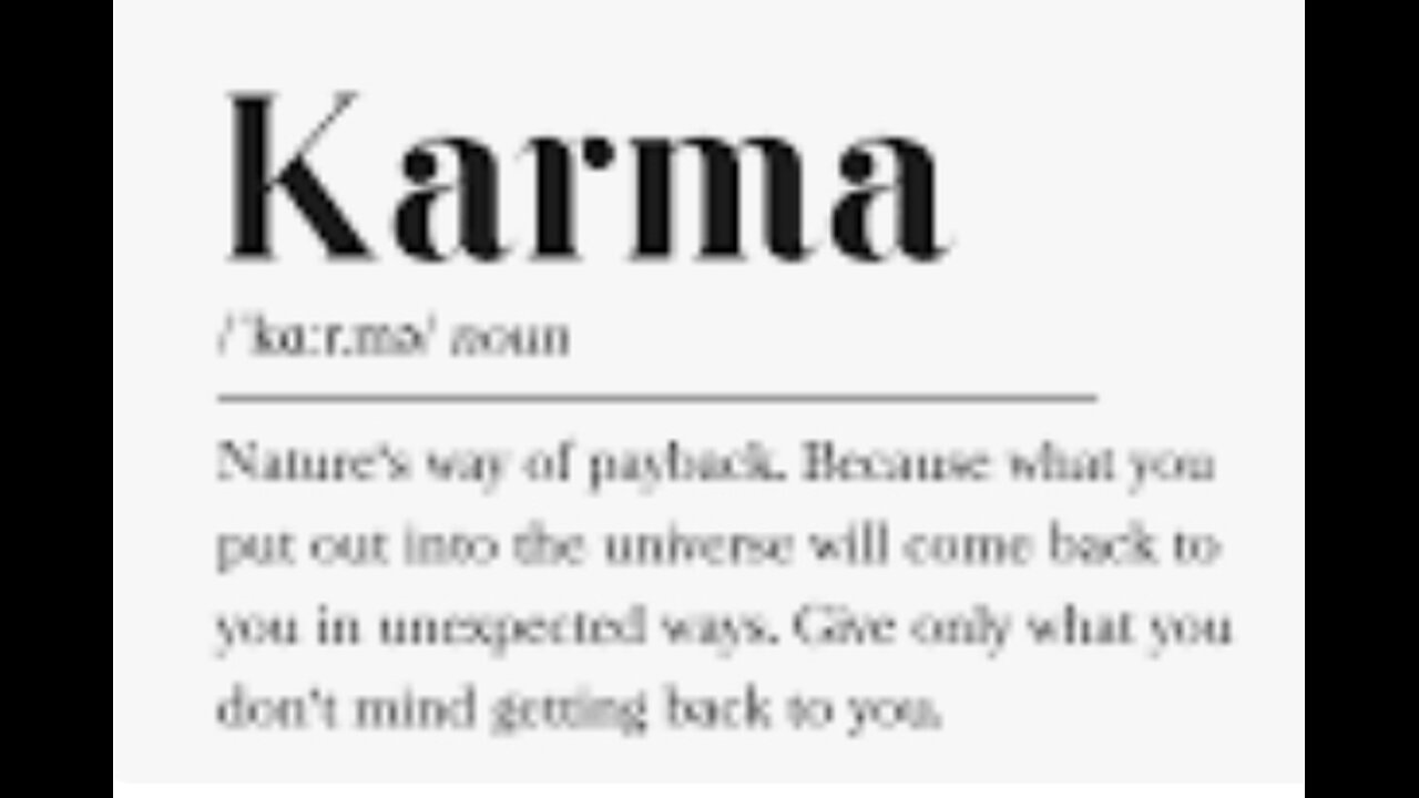 Karma Friday