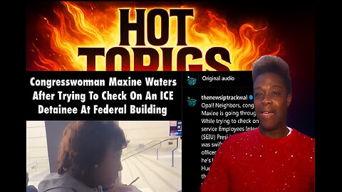 "Close the Doors on Maxine Waters?! 😳 The ICE Drama Unfolds!"