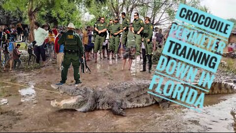 Crocodile Perimeter Training Down in Florida For new Detention Center