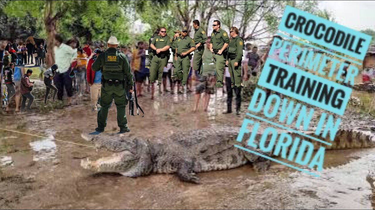Crocodile Perimeter Training Down in Florida For new Detention Center