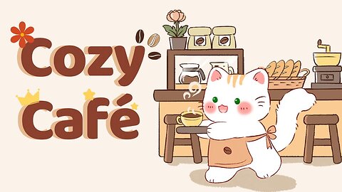 Cozy Café Lofi ☕1 Hour Cafe Song 🌟 lofi chill【Cute lofi music mix】🍬 study aesthetic chill relax