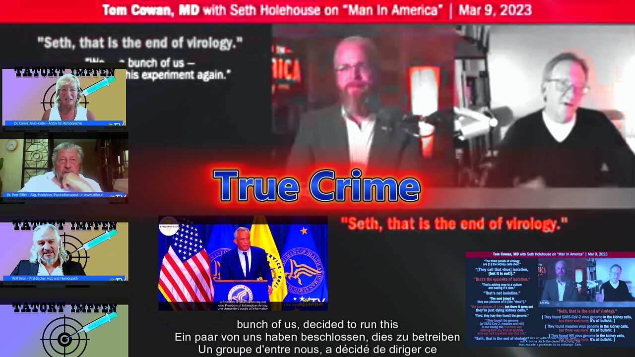 the end of virology? . Mirrored . CRIME SCENE VACCINATION
