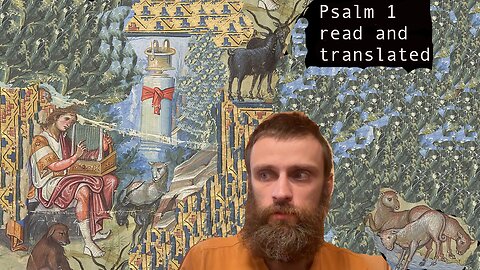 Psalm 1 Translated Hebrew-English Ancient Biblical Chapter Read