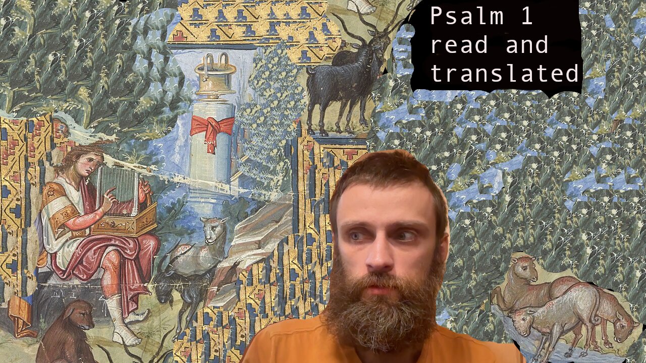 Psalm 1 Translated Hebrew-English Ancient Biblical Chapter Read