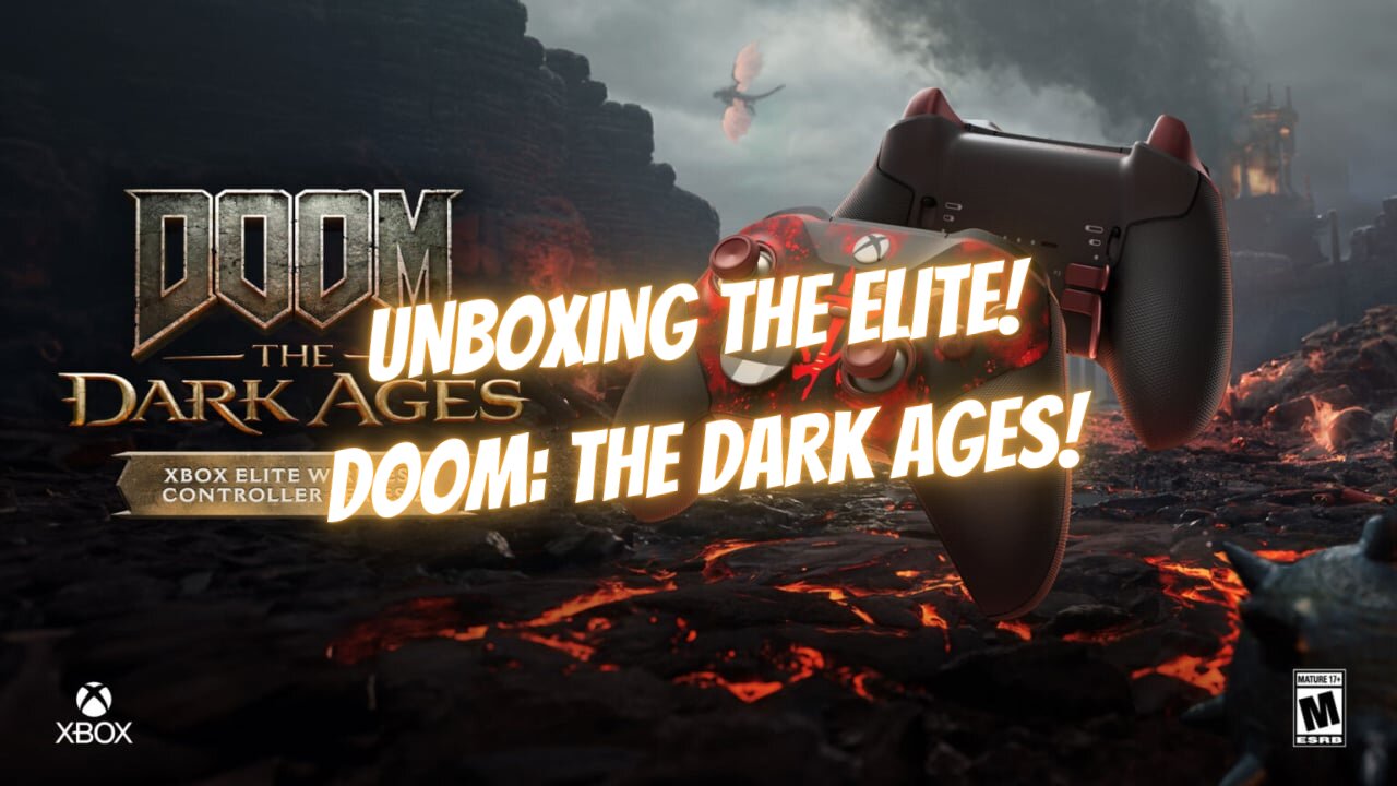 Absolutely Gorgeous Xbox Elite Doom Limited Edition Controller!