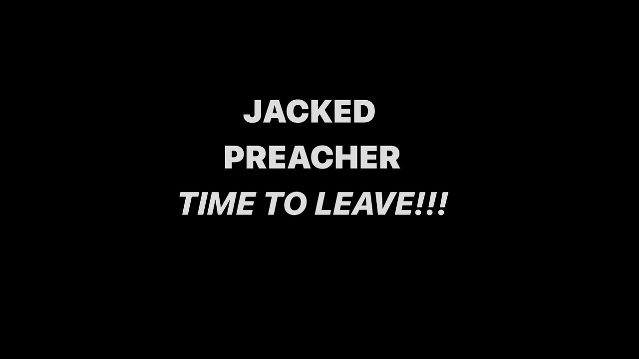 TIME TO LEAVE!!!