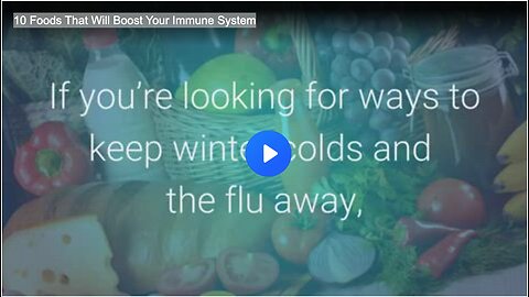 10 Foods That Will Boost Your Immune System