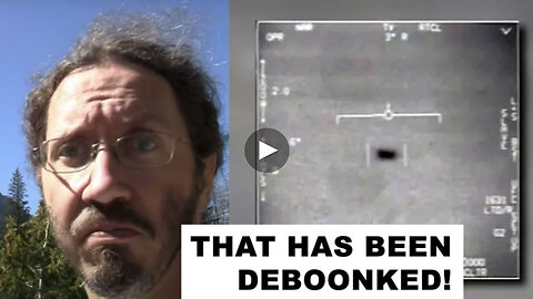 The Tic Tac UFO was DEBOONKED by an ogre of a geek named Thunderneck