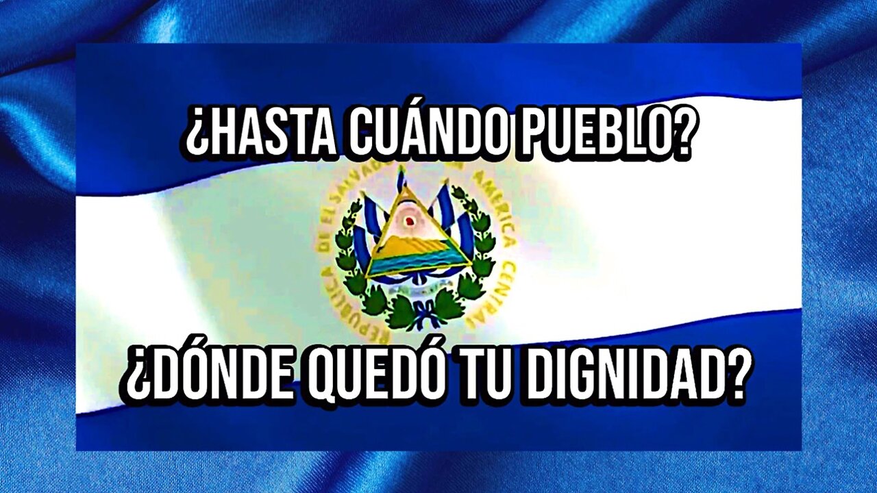 ¿HASTA CUÁNDO PUEBLO? ¿DÓNDE QUEDÓ TU DIGNIDAD?