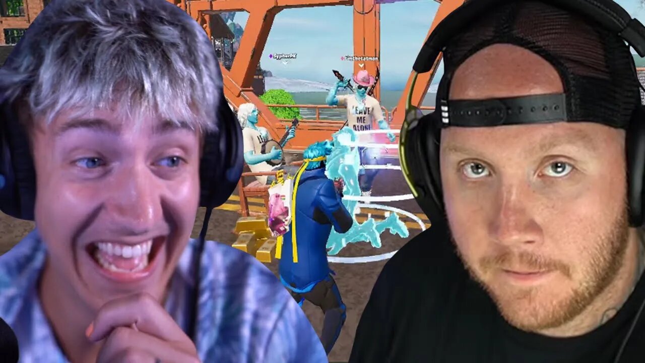 Ninja & TimTheTatMan Can't Resist Trolling Each Other
