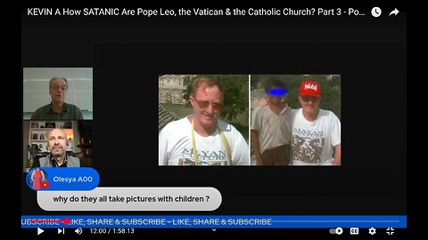 KEVIN A on The Popes, Vatican & Horrors of the Catholic Church Part 2