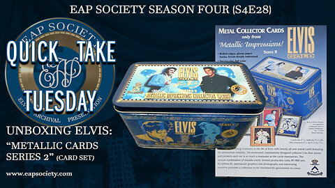 Elvis Presley Gold Series Metal Cards Vol 2 (Quick Take Tuesday) S04E28