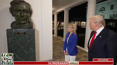 President Trump shows off renovations: 'White House waited 150 yrs for a ballroom like this' ~ The Ingraham Angle