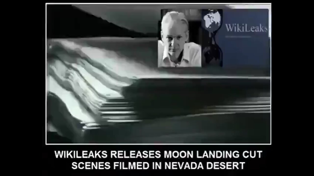Wikileaks footage of fake moon landing.