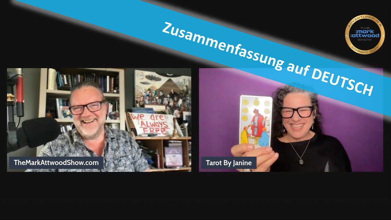 🔎 MARK ATTWOOD mit Tarot by Janine vom 09.04.2025 🎞🔮✨