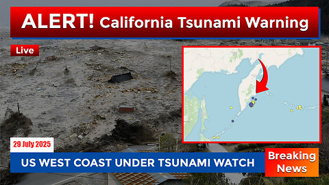 Tsunami Alert: Is the California Coast Prepared? | West Coast Emergency 29/07/2025