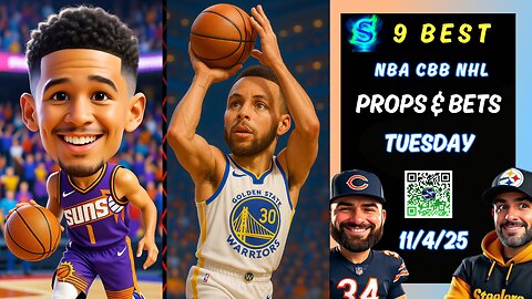 🏀 9 BEST NBA PROPS | COLLEGE BASKETBALL PICKS | NHL PICKS | PRIZEPICKS TODAY | TUESDAY 11/4/25