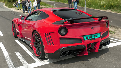Supercars Accelerating - CRAZY BURNOUTS, F12 N-Largo, 1400HP 2JZ Lexus, LFA, 918 Spyder, 599 GTO